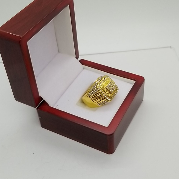 Mans Iced Ring